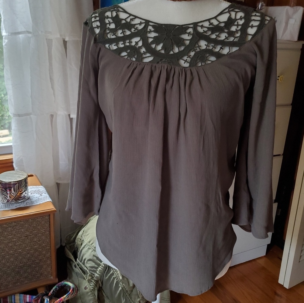 Maurices | Boho Bell Sleeve Blouse - Picture 3 of 8